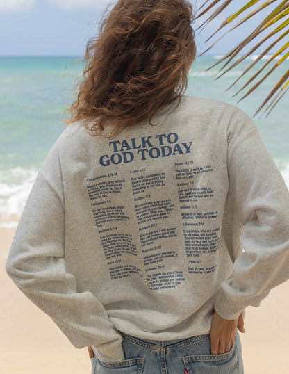 Talk to God Unisex Crewneck