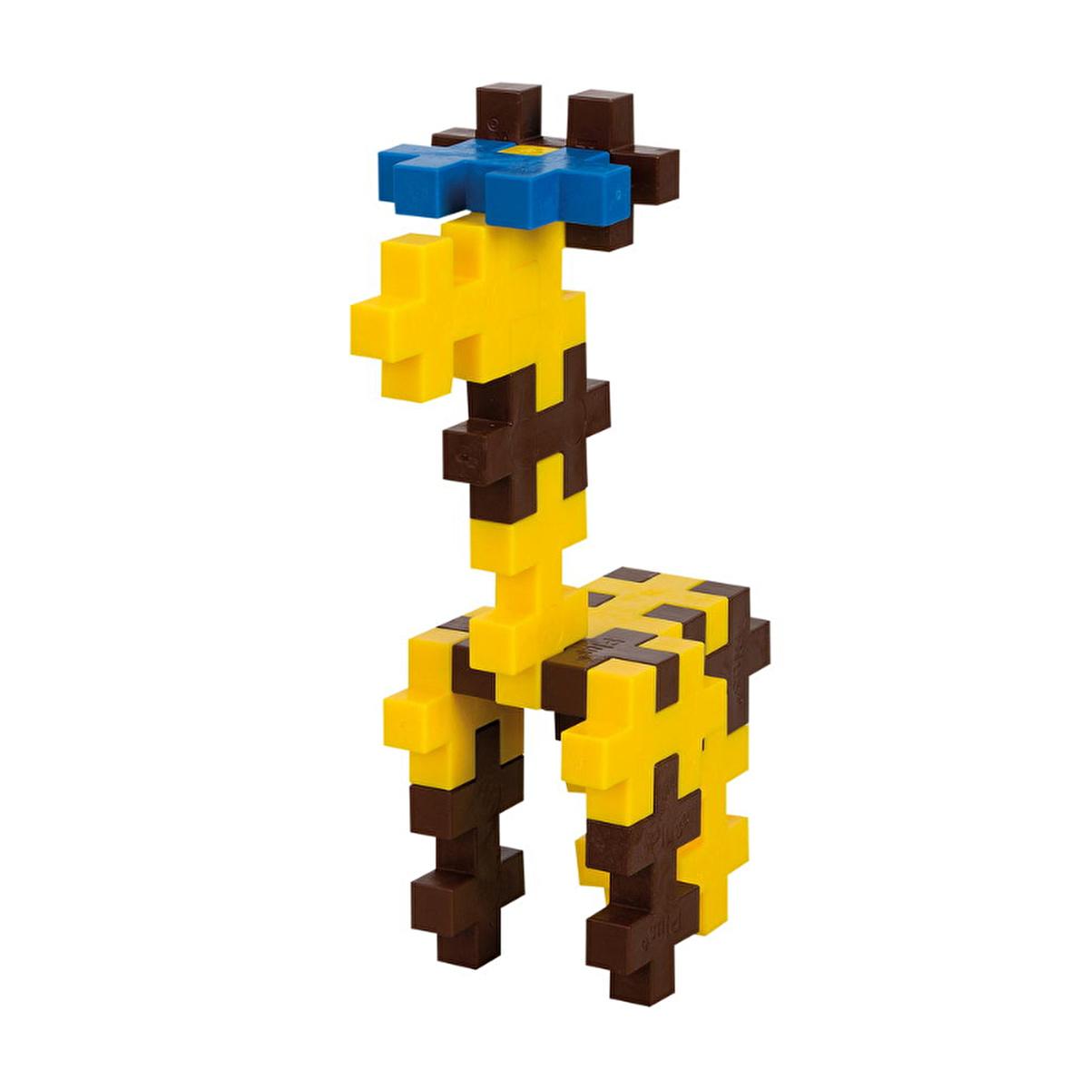 Plus Plus Big Giraffe Construction Toy for Kids - 15 Piece Educational Building Set, BPA-Free, Danish Design