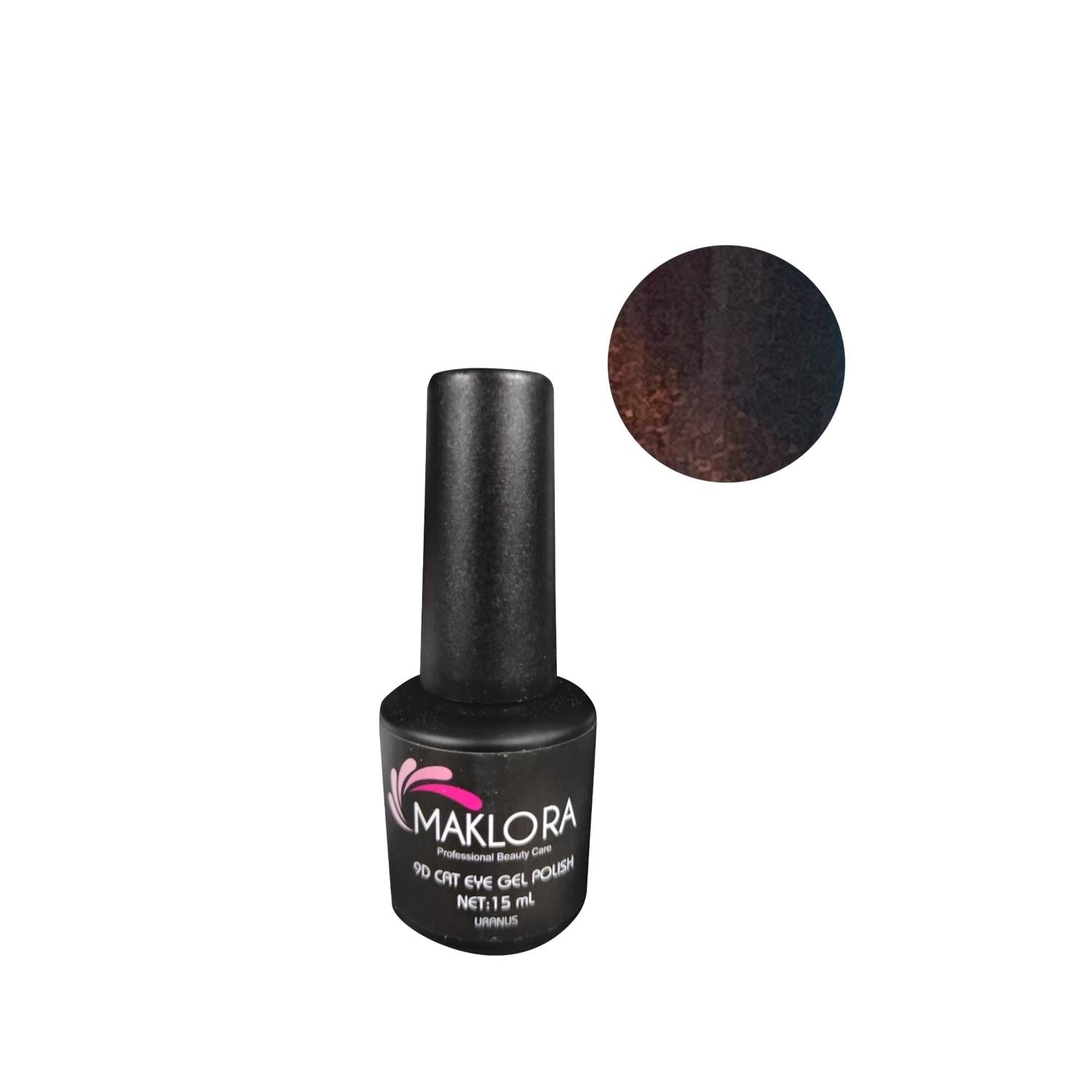 Maklora 9D Cat Eye Gel Polish - Long Lasting, High-Gloss Nail Finish with Unique Cat Eye Effect