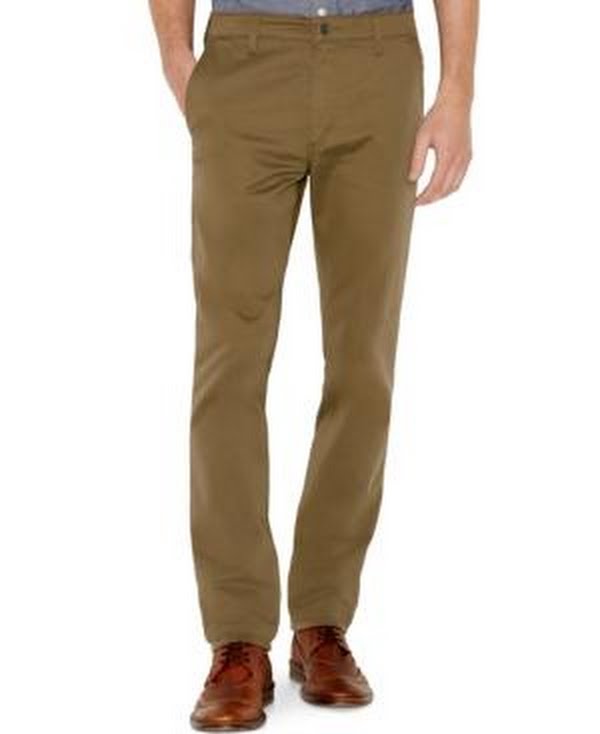 Levi Strauss &amp; Co. Mens 511 Stretch Slim Fit Trouser Pants, 30x32/Olive