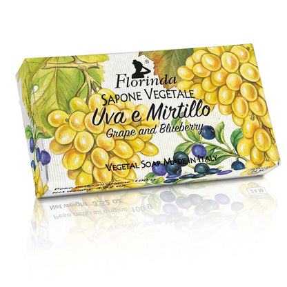 Florinda Grape &amp; Blueberry Vegetal Soap Bar 100g