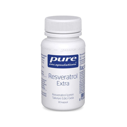 Pure Resveratrol Extra Dietary Supplement for Antioxidant Support 30 Capsules