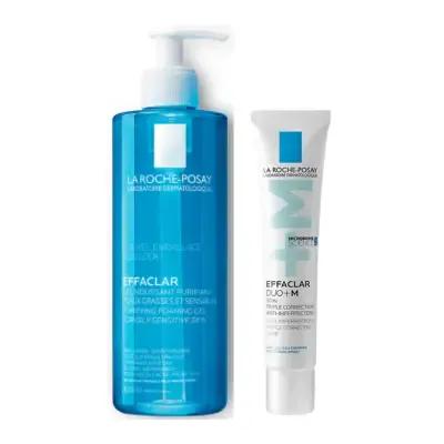 La Roche-Posay Effaclar Acne Treatment Skincare Set | Oily &amp; Acne Prone Skin Cleanser, Pore Minimizing, Blemish Control