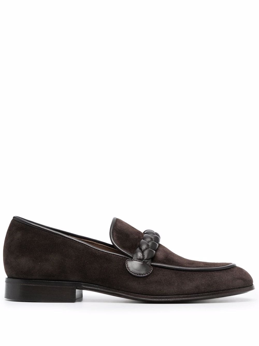 GIANVITO ROSSI Sleek Suede Leather Loafer for Men
