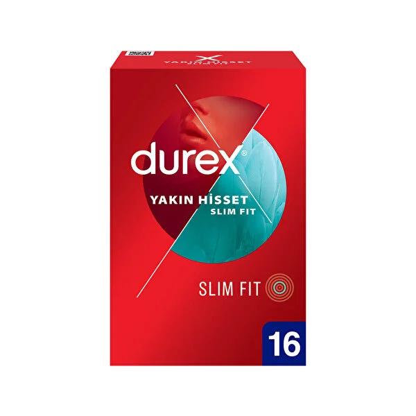 Durex Slim Fit Condoms: Enhance Sensitivity &amp; Pleasure - Extra Lubricated, Thin Design for STD Protection