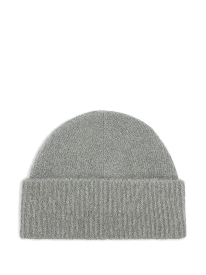AMI PARIS Wool Beanie with Heart Motif