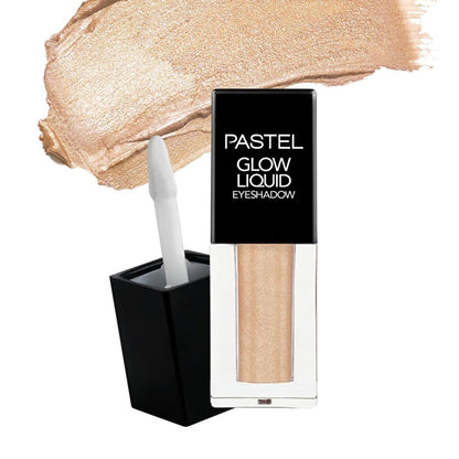 Pastel Profashion Glow Liquid Eyeshadow: Champagne Shimmer, Vegan &amp; Cruelty-Free, Long-Lasting, Crease-Proof Luminous Eyes