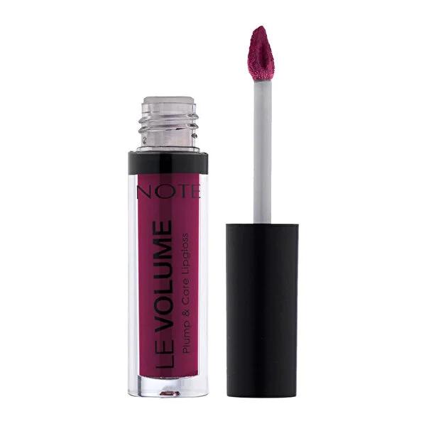 Note Le Volume Plump &amp; Care Lip Gloss - Moisturizing, Non-Sticky, Shiny Finish for Dry Lips