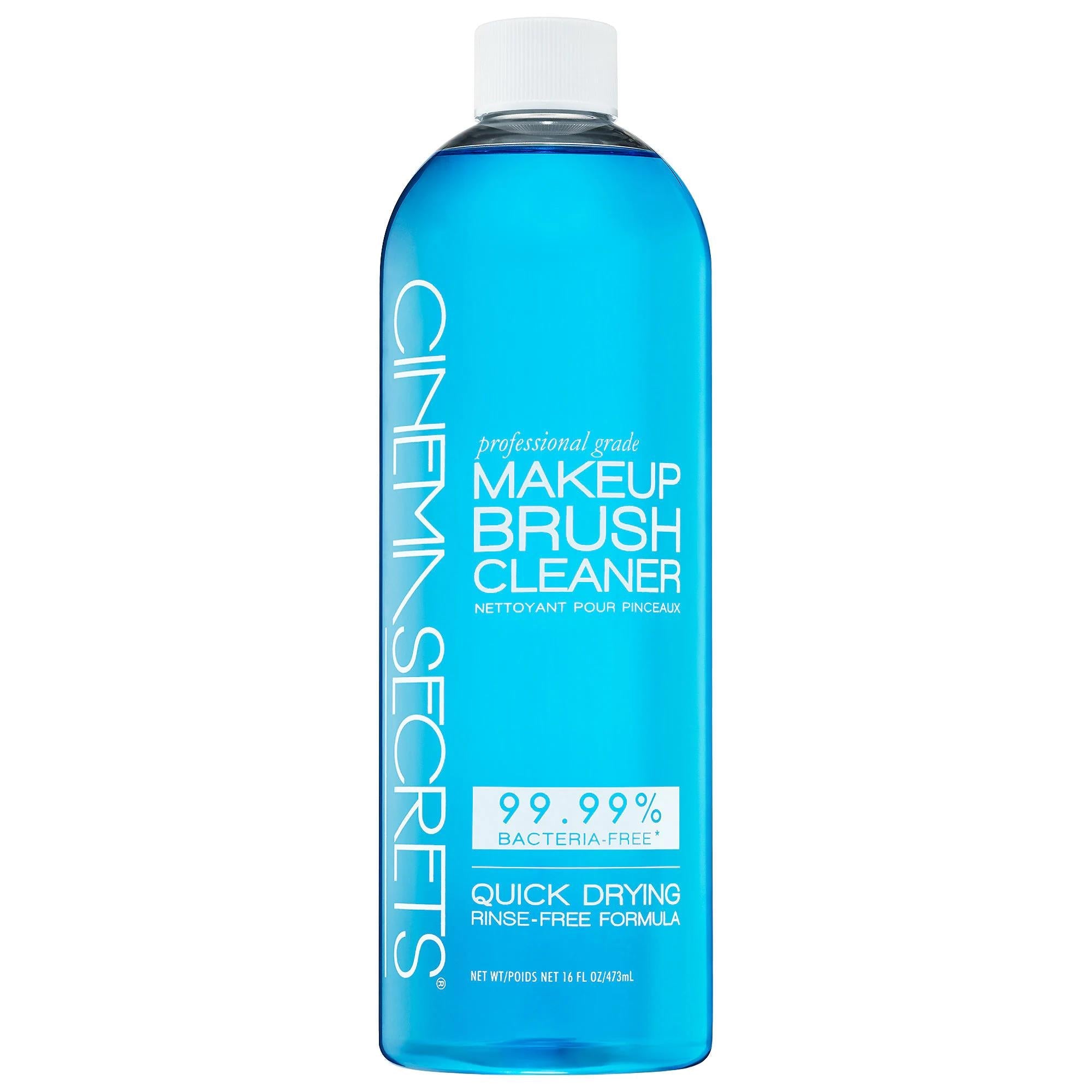 Cinema Secrets Makeup Brush Cleaner - Professional-Grade, Quick Drying, Antimicrobial Liquid Cleaner for Natural &amp; Synthetic Brushes