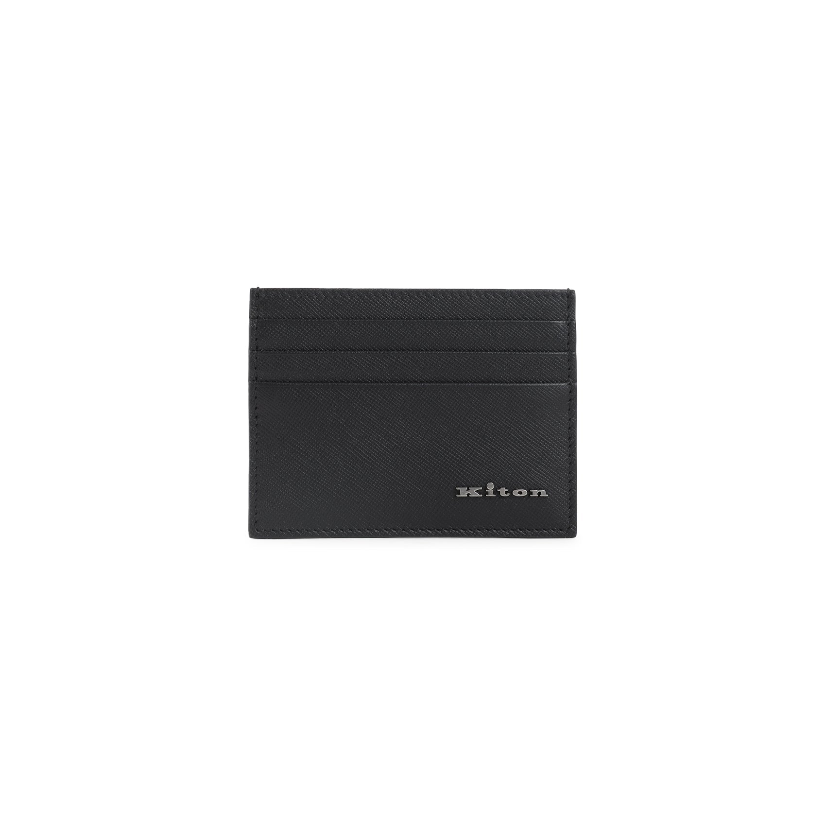 KITON Premium Leather Card Holder - 10.5cm x 8cm x 0.5cm