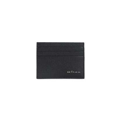 KITON Premium Leather Card Holder - 10.5cm x 8cm x 0.5cm