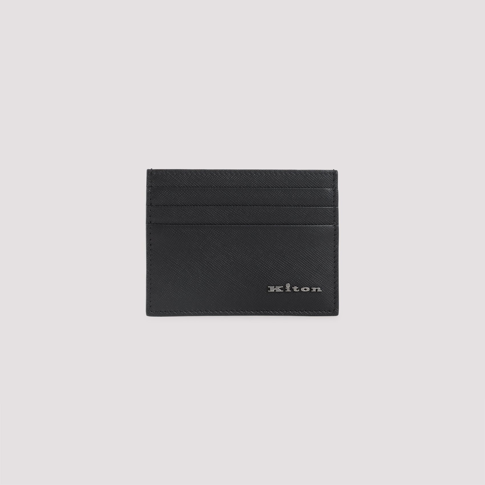 KITON Premium Leather Card Holder - 10.5cm x 8cm x 0.5cm