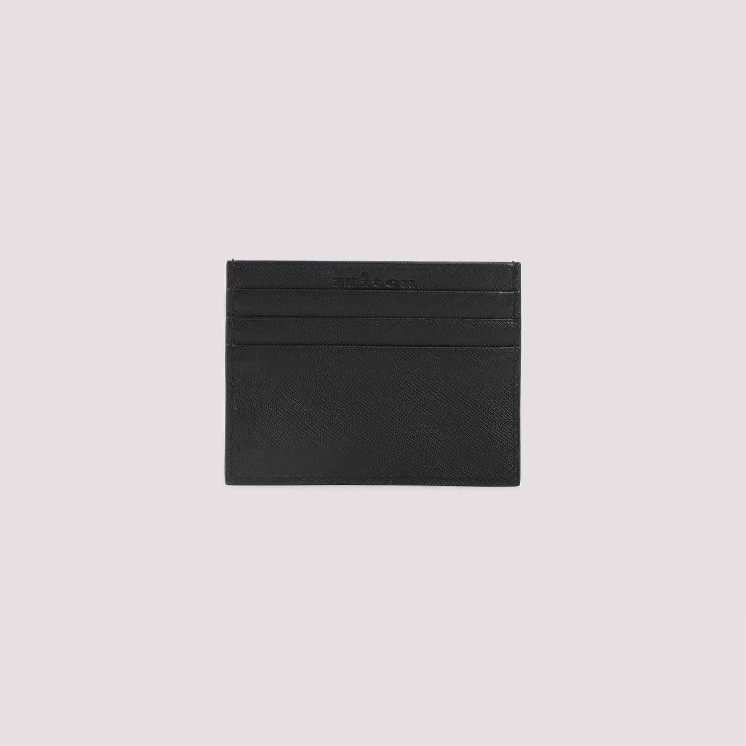 KITON Premium Leather Card Holder - 10.5cm x 8cm x 0.5cm