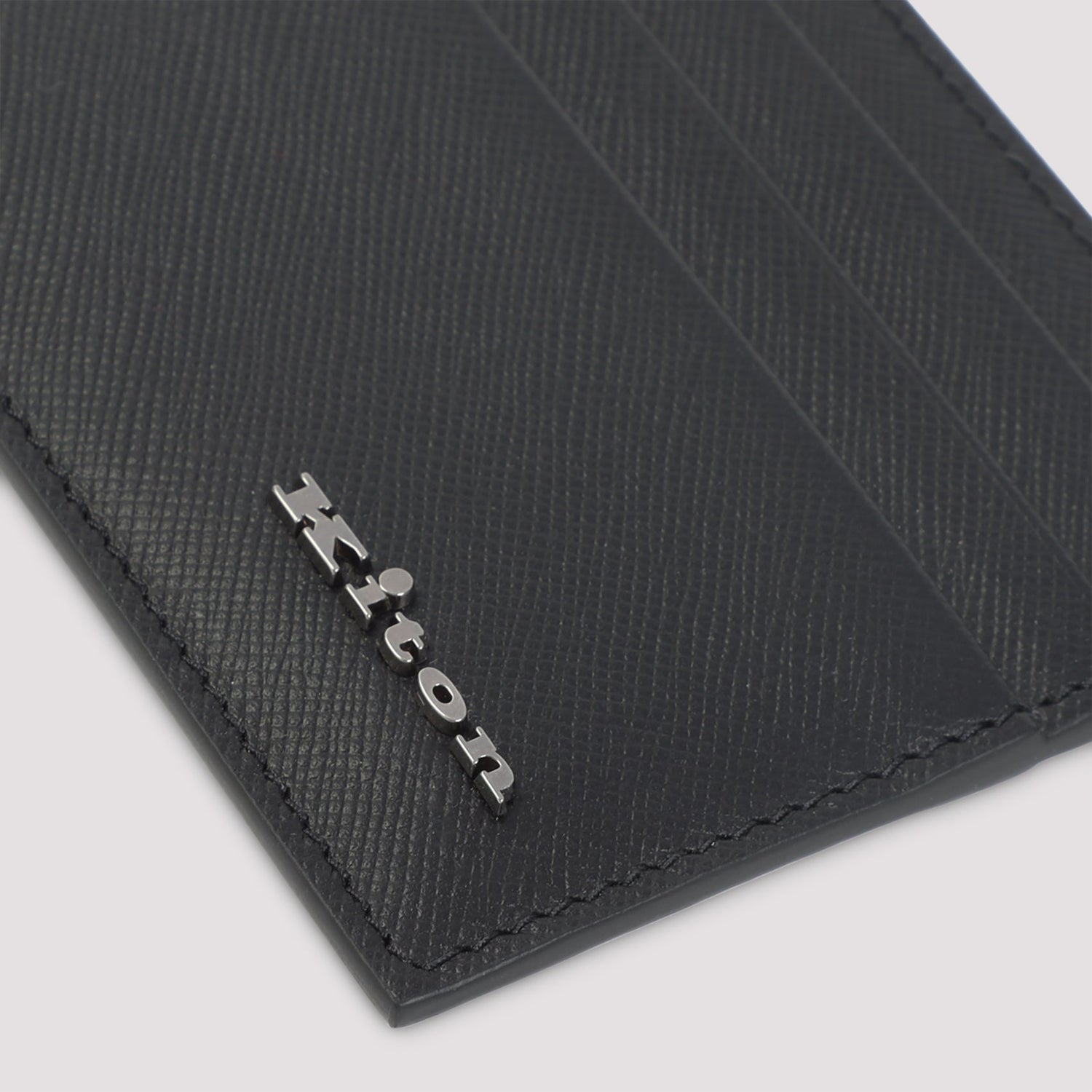 KITON Premium Leather Card Holder - 10.5cm x 8cm x 0.5cm