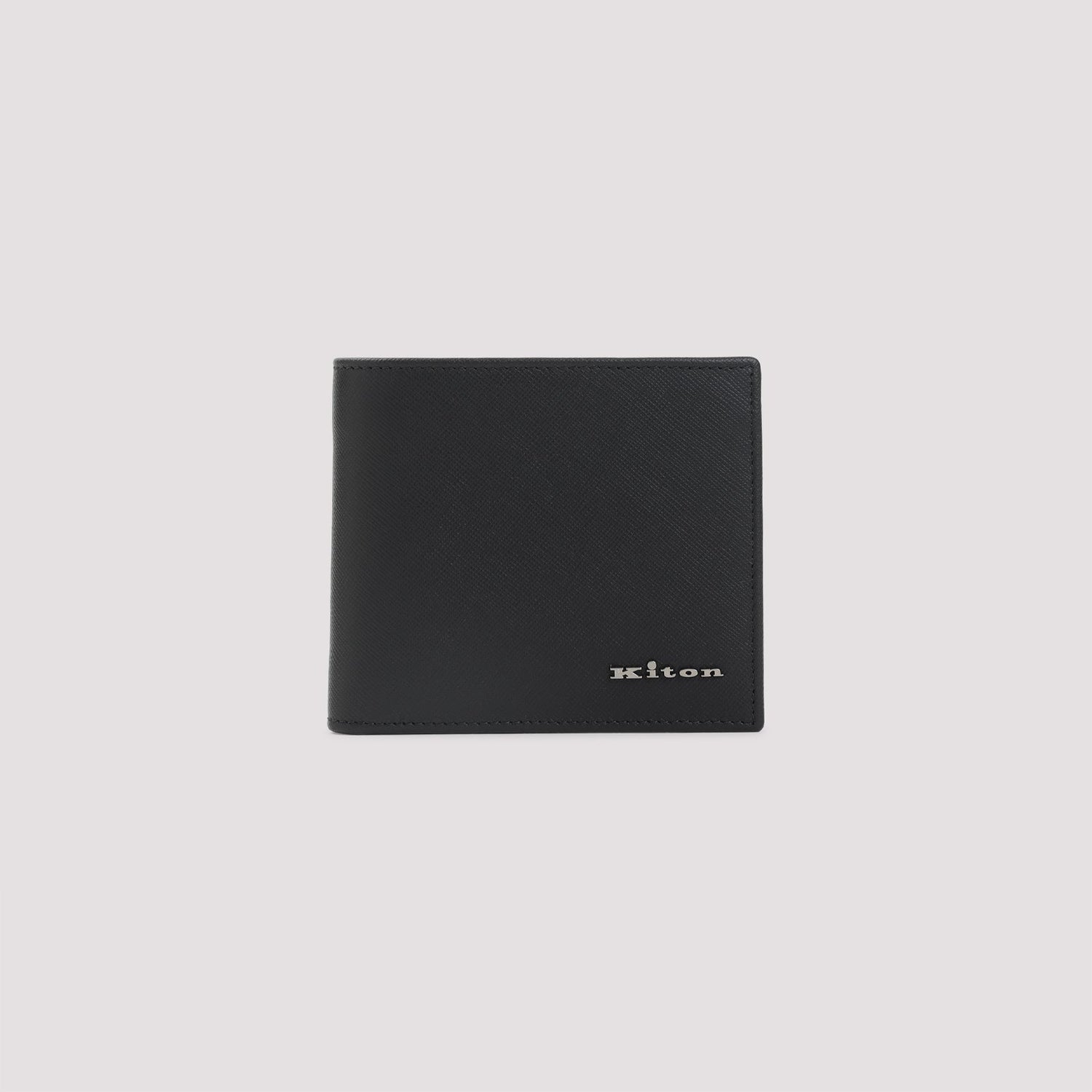 KITON Mini Leather Wallet - FW25