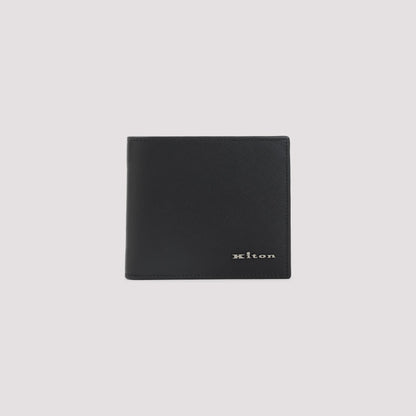 KITON Mini Leather Wallet - FW25