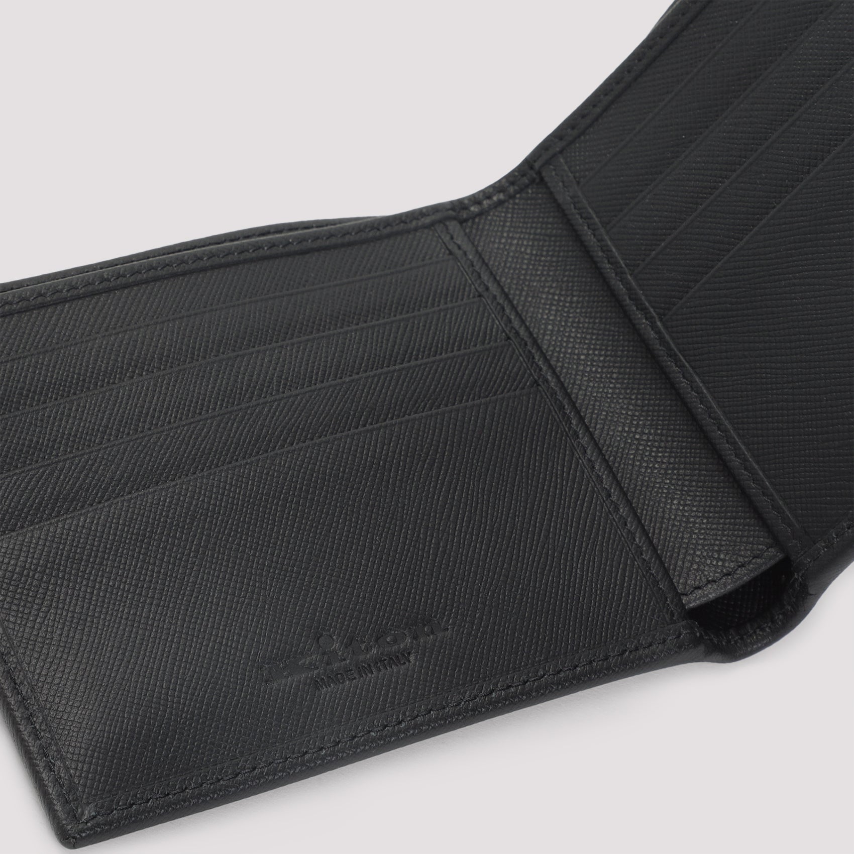 KITON Mini Leather Wallet - FW25