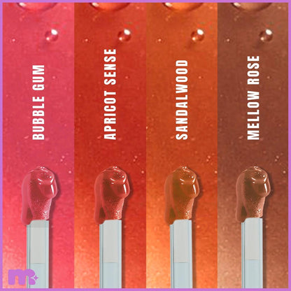 Maruderm Lips Vibe Lip Gloss in Apricot Sense for High Shine