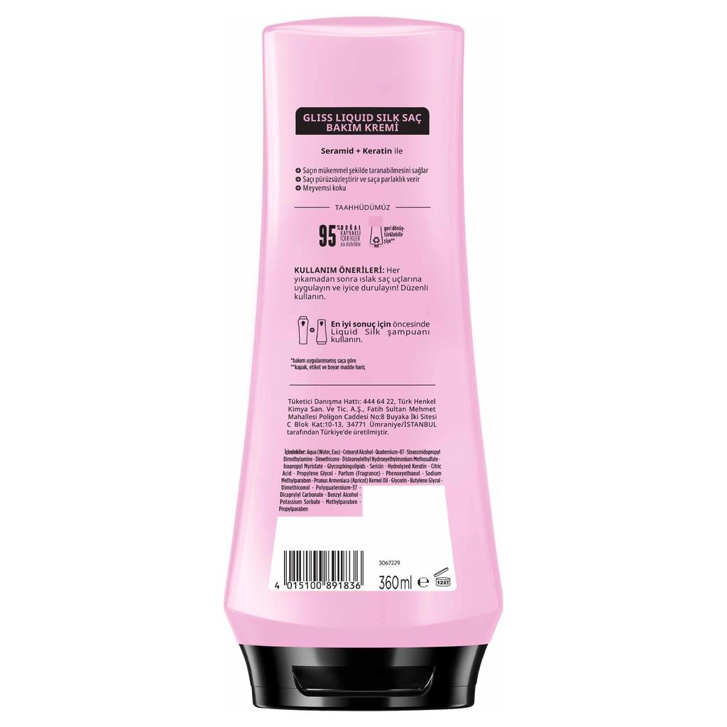 Gliss Liquid Silk Conditioner for Dull Hair 360 ml
