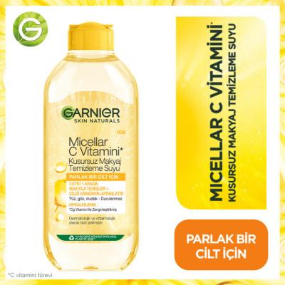 Garnier Micellar Water with Vitamin C - 13.53 fl oz Gentle Makeup Remover &amp; Cleansing Water