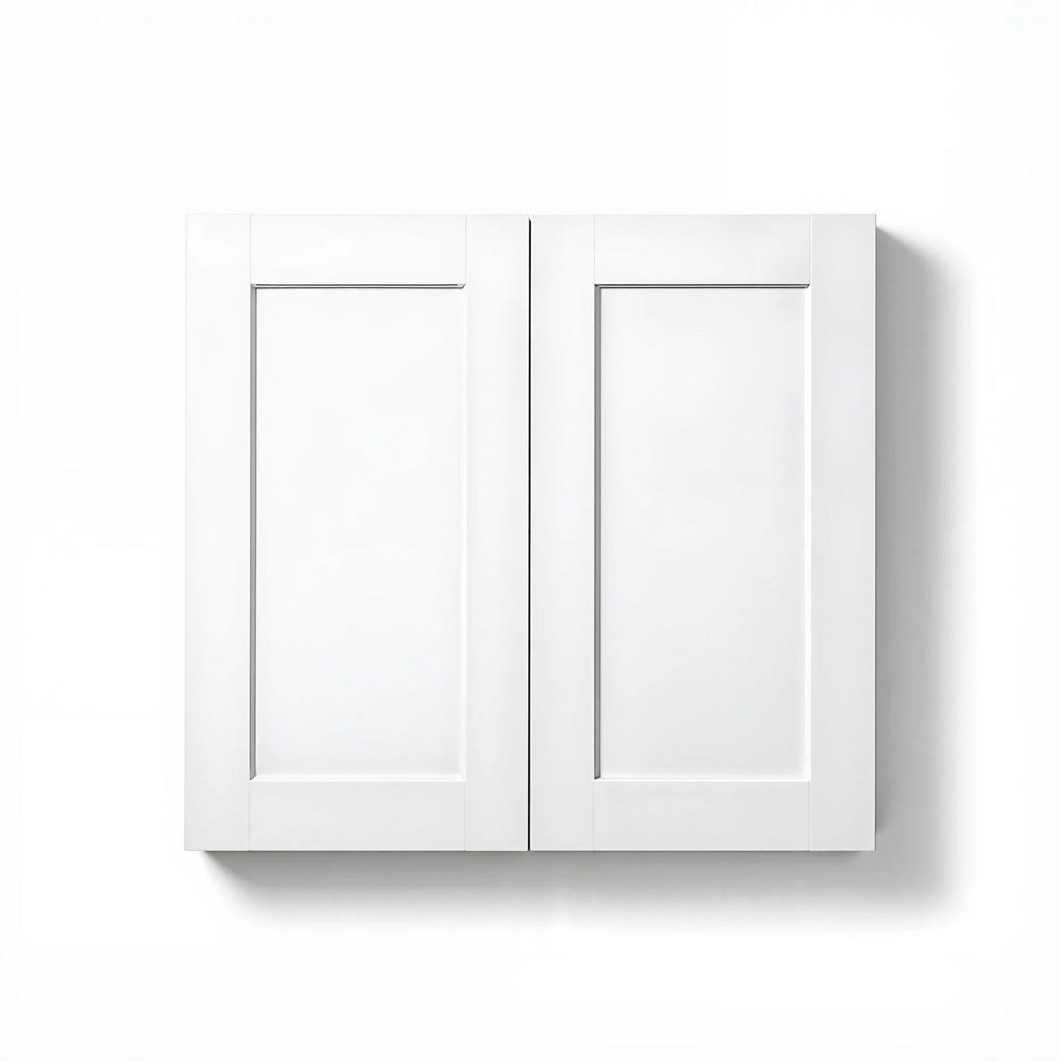 Hampton Bay Hampton Satin White Raised Panel Stock Kitchen Cabinet