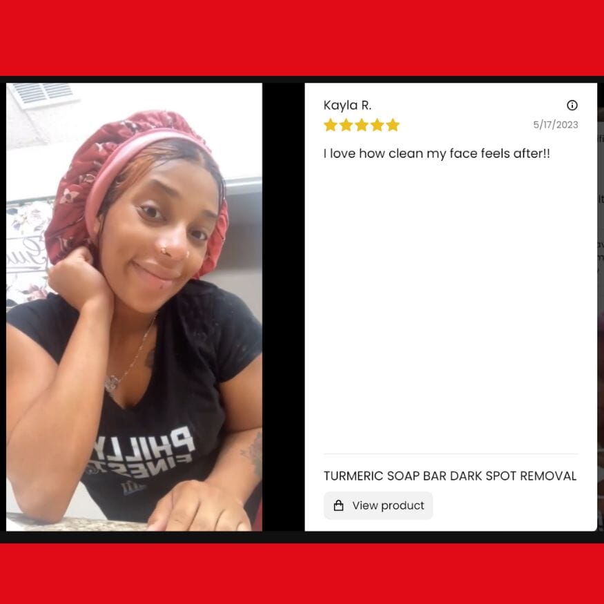 Turmeric Face Bar for Dark Spots &amp; Uneven Skin