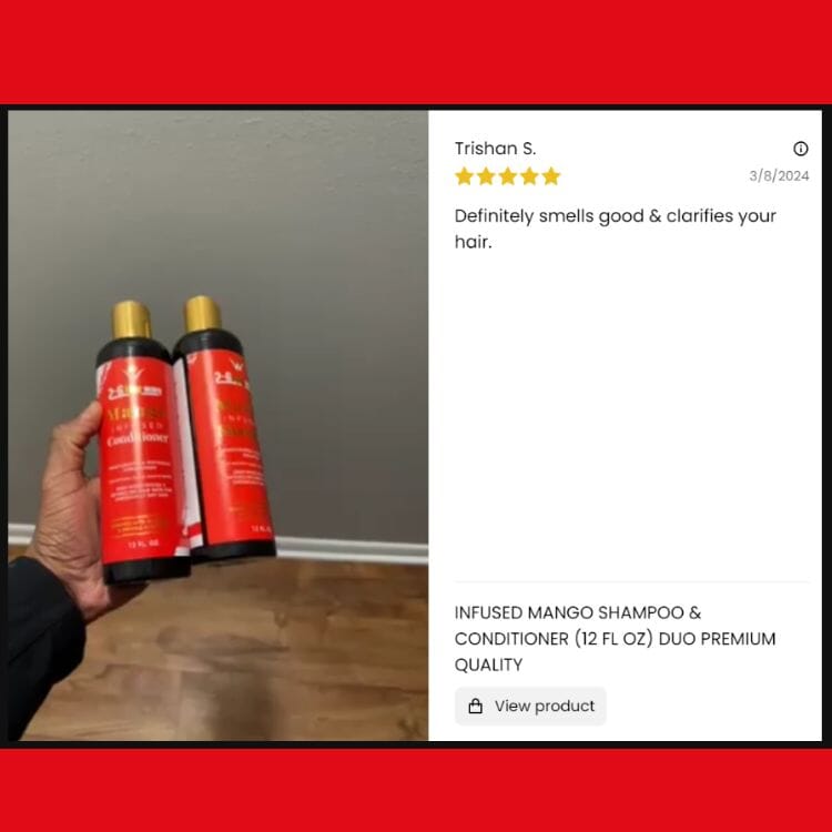 Mango Shampoo &amp; Conditioner Duo for Dry Hair