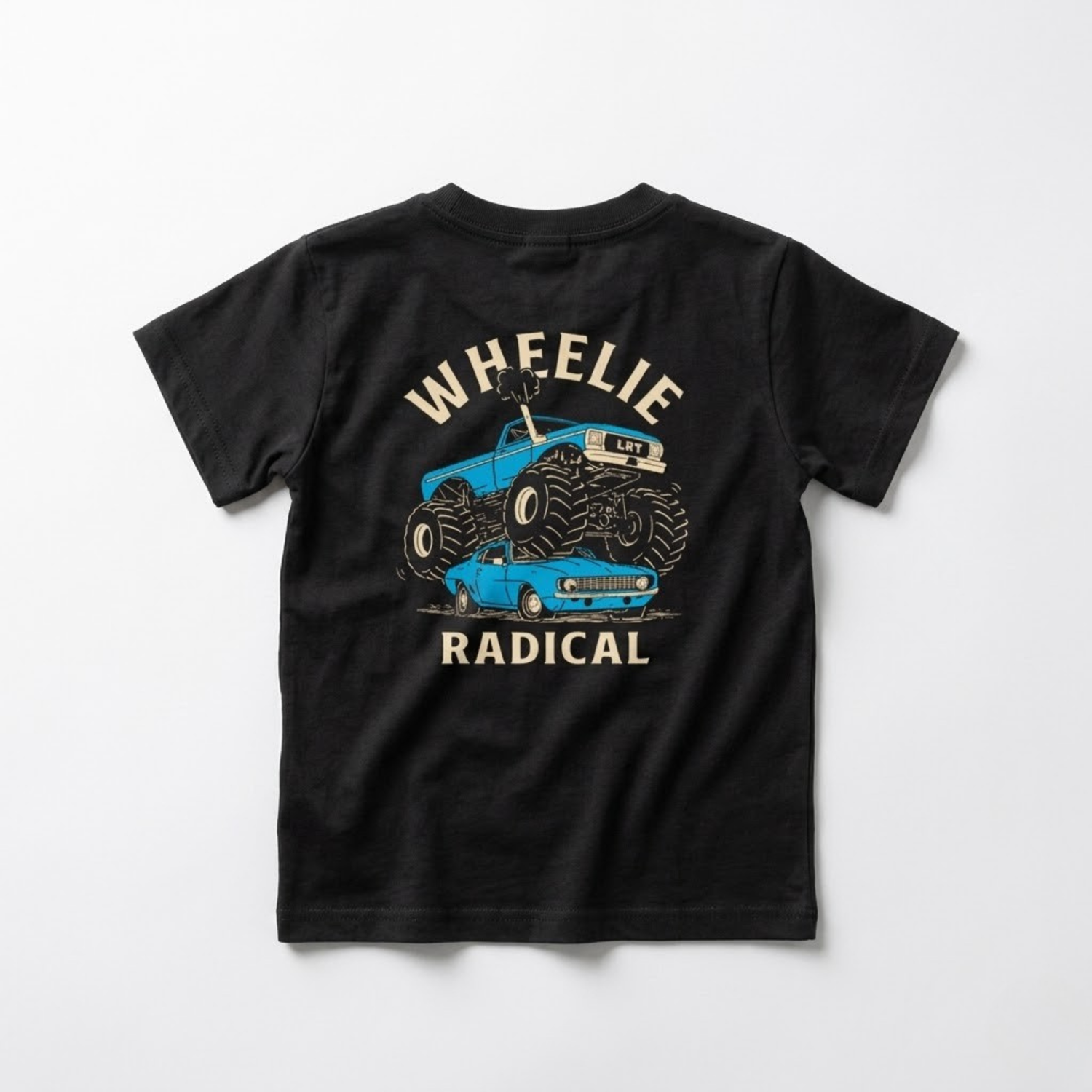 WHEELIE RADICAL TEE - BLUE EDITION