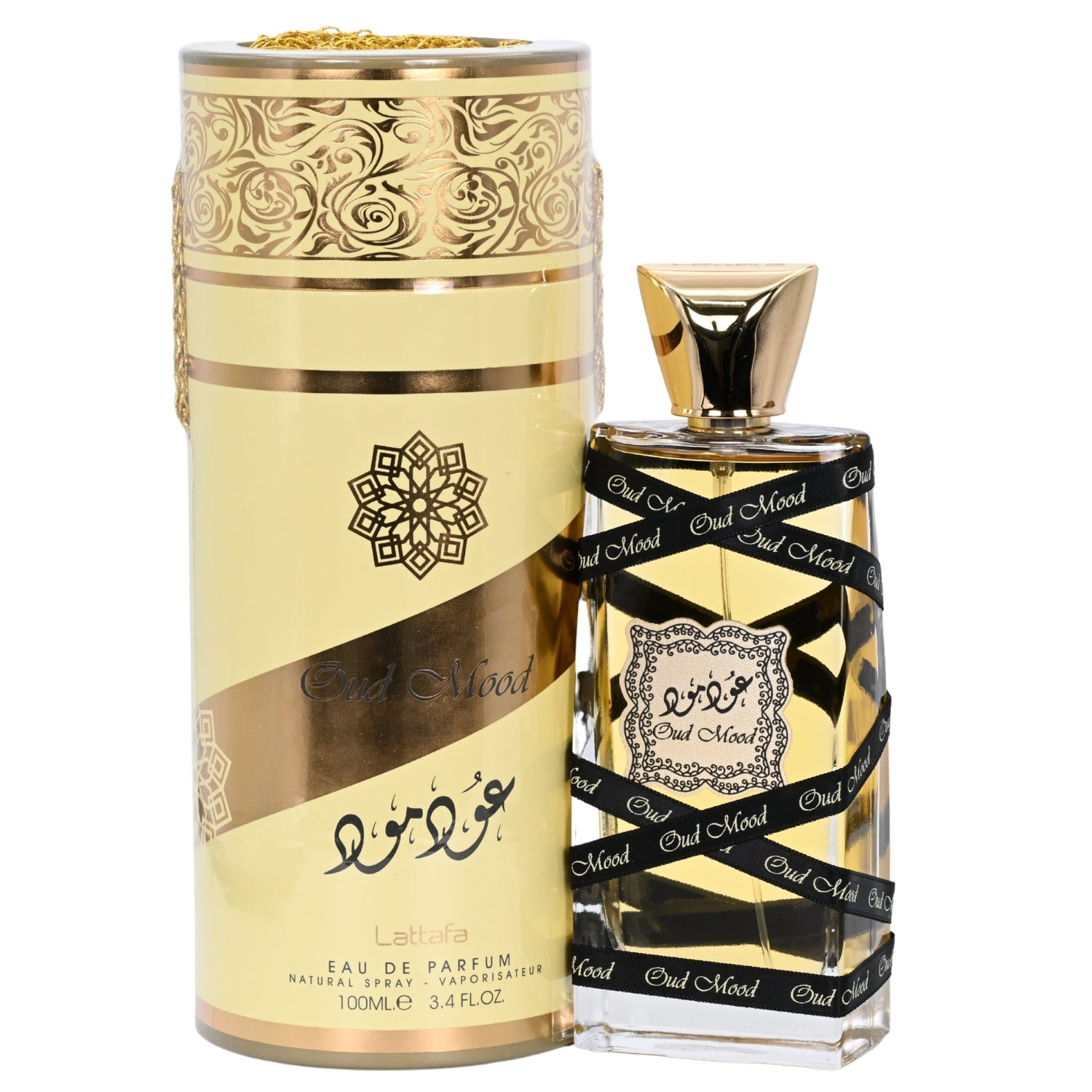 Lattafa Oud Mood Unisex Eau De Parfum Spray 3.4 oz