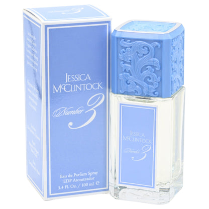 Jessica McClintock Number 3 Eau De Parfum Spray for Women 3.4 oz