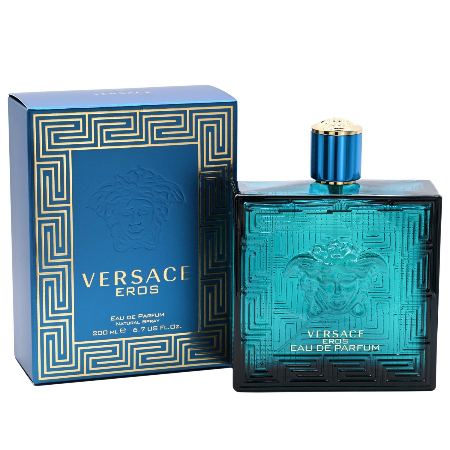 Versace Eros Eau de Parfum 6.7 oz Men’s Cologne by Versace – Long Lasting Fragrance