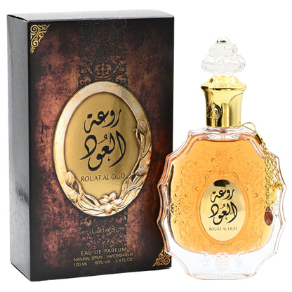 Lattafa Rouat Al Oud Unisex Eau De Parfum Spray 3.4 oz