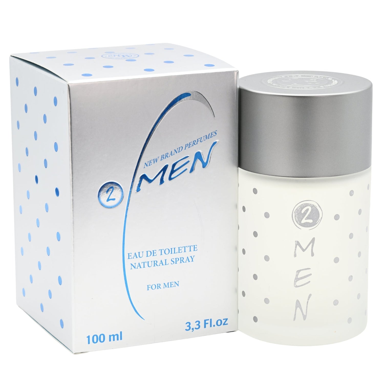 New Brand 2 Men for Men 3.3 oz EDT Spray
