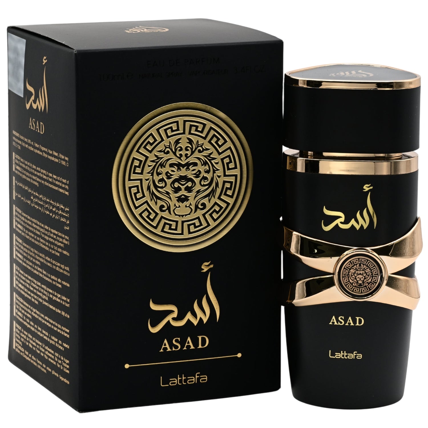 Lattafa Asad Eau De Parfum Spray for Men 3.4 oz