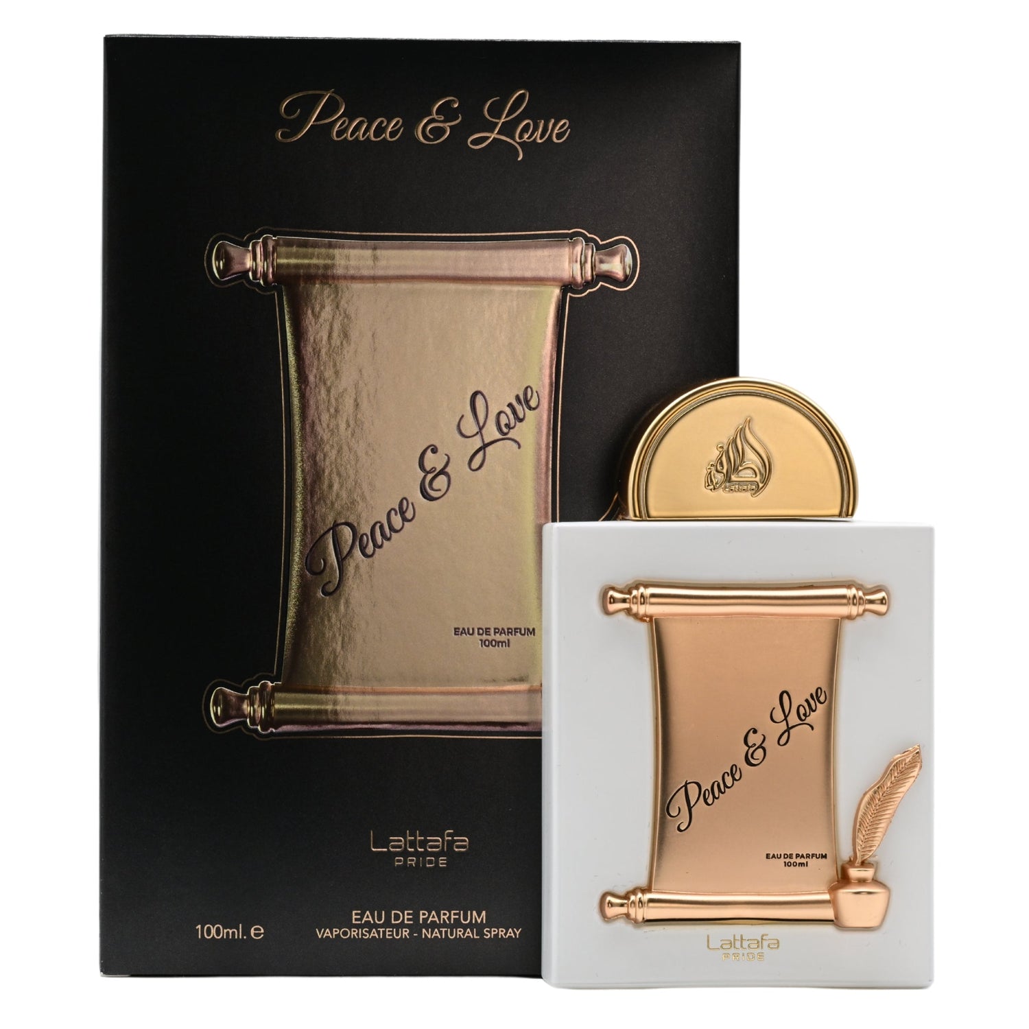 Lattafa Pride Peace &amp; Love Unisex Eau De Parfum Spray 3.4 oz