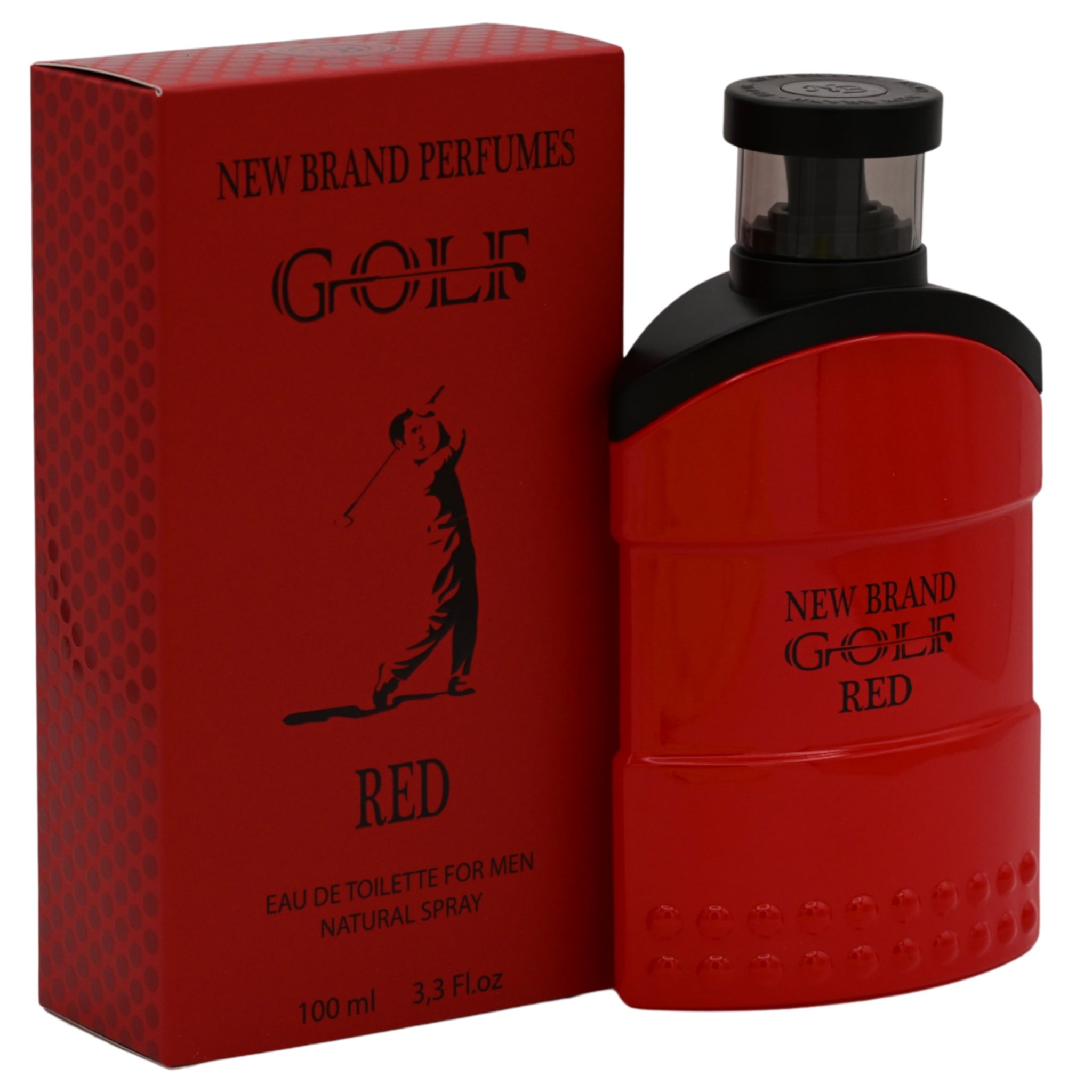 New Brand Golf Red for Men EDT Spray 3.3 oz