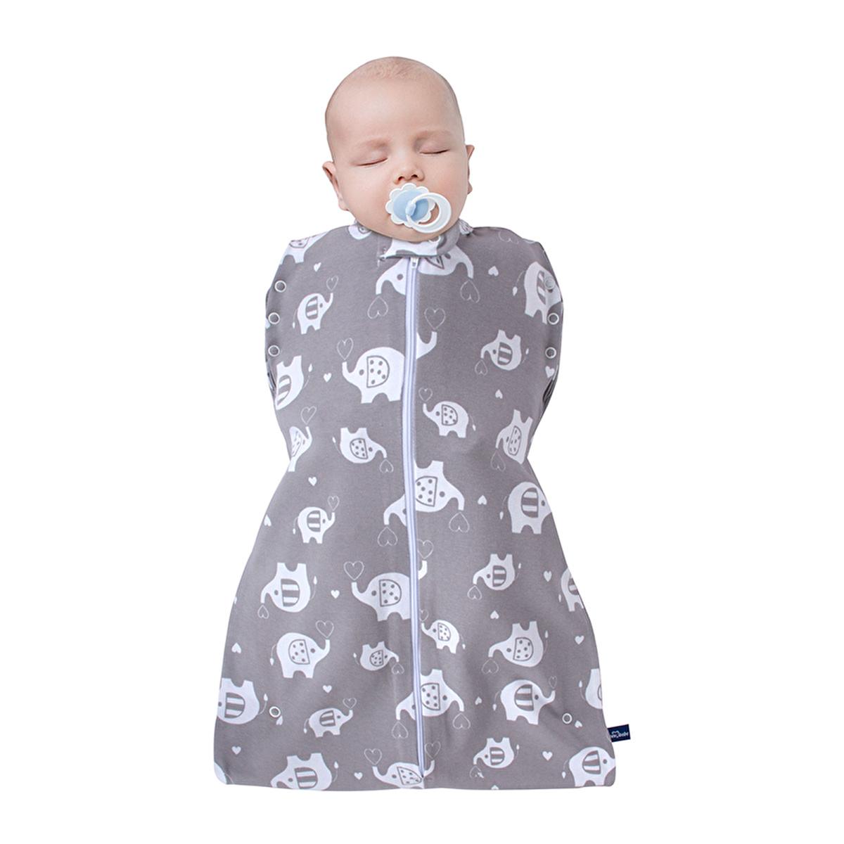 Sevi Bebe Baby Swaddle Sleep Sack for Newborns - Ergonomic Design, Safe Sleep Solution