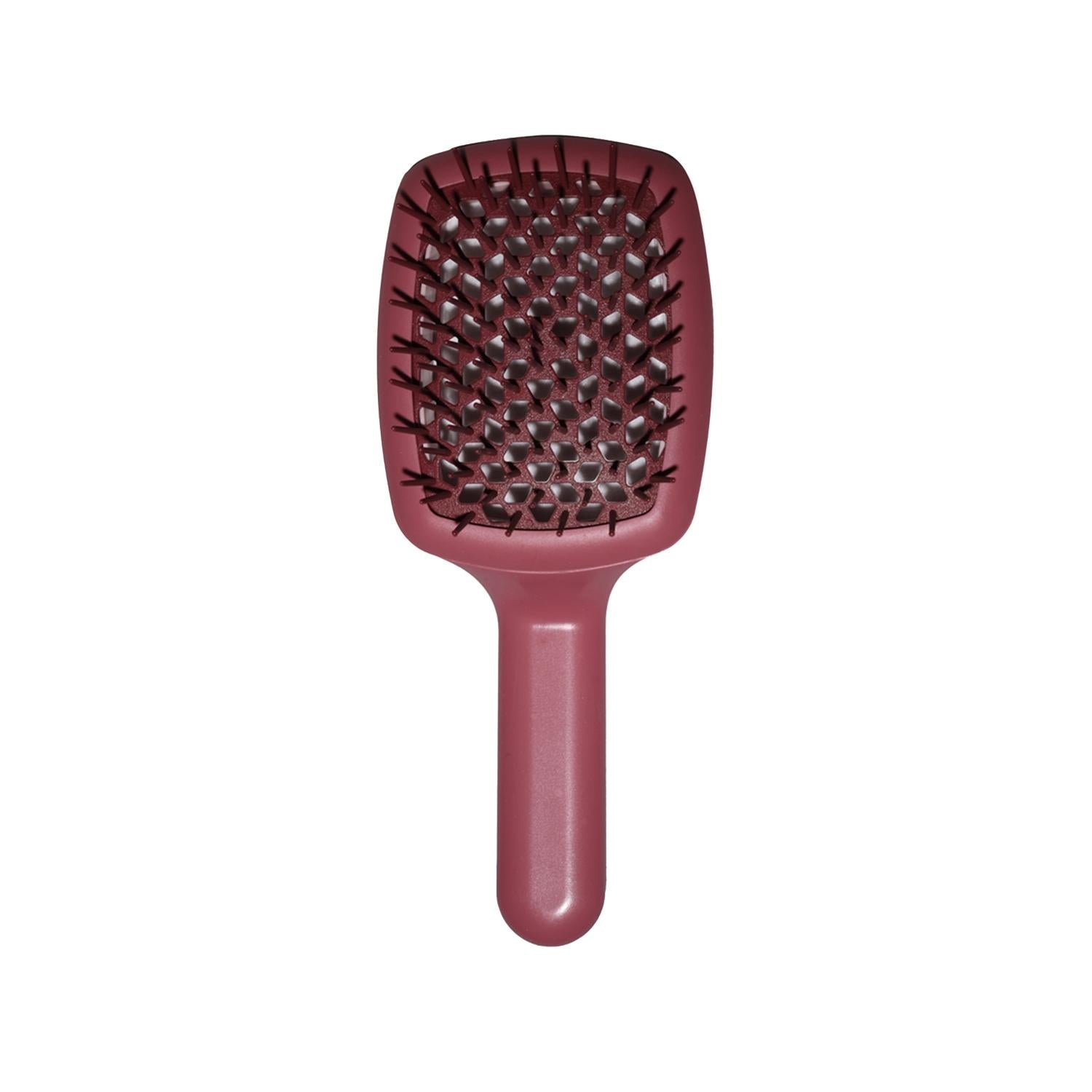 Janeke Curvy M Open Back Hairbrush in Pink SP508A