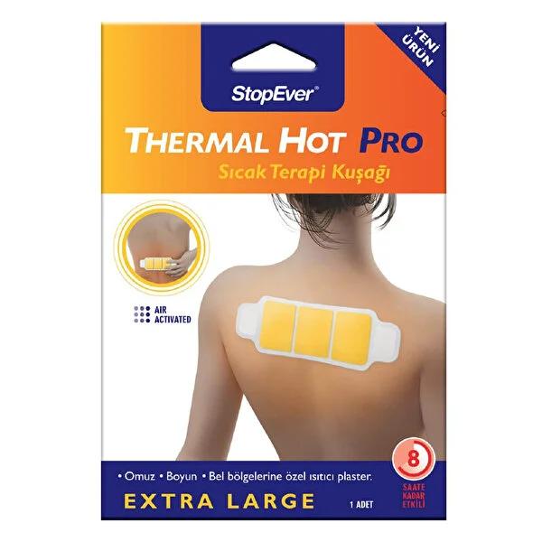 StopEver Thermal Hot Pro: 8-Hour Natural Heat Therapy Patch for Back, Neck &amp; Shoulder Pain Relief