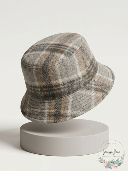 Steve Madden Logo Plate Brushed Bucket Hat