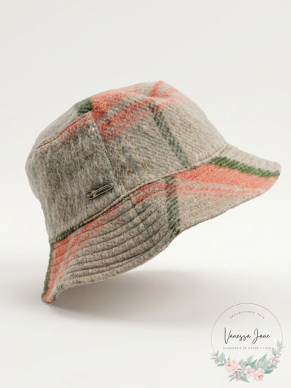 Steve Madden Logo Plate Brushed Bucket Hat
