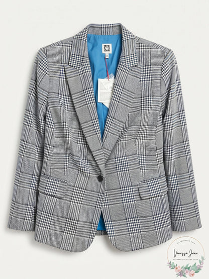 Anne Klein Womens Plus Size Lapel Jacket, Size 14W