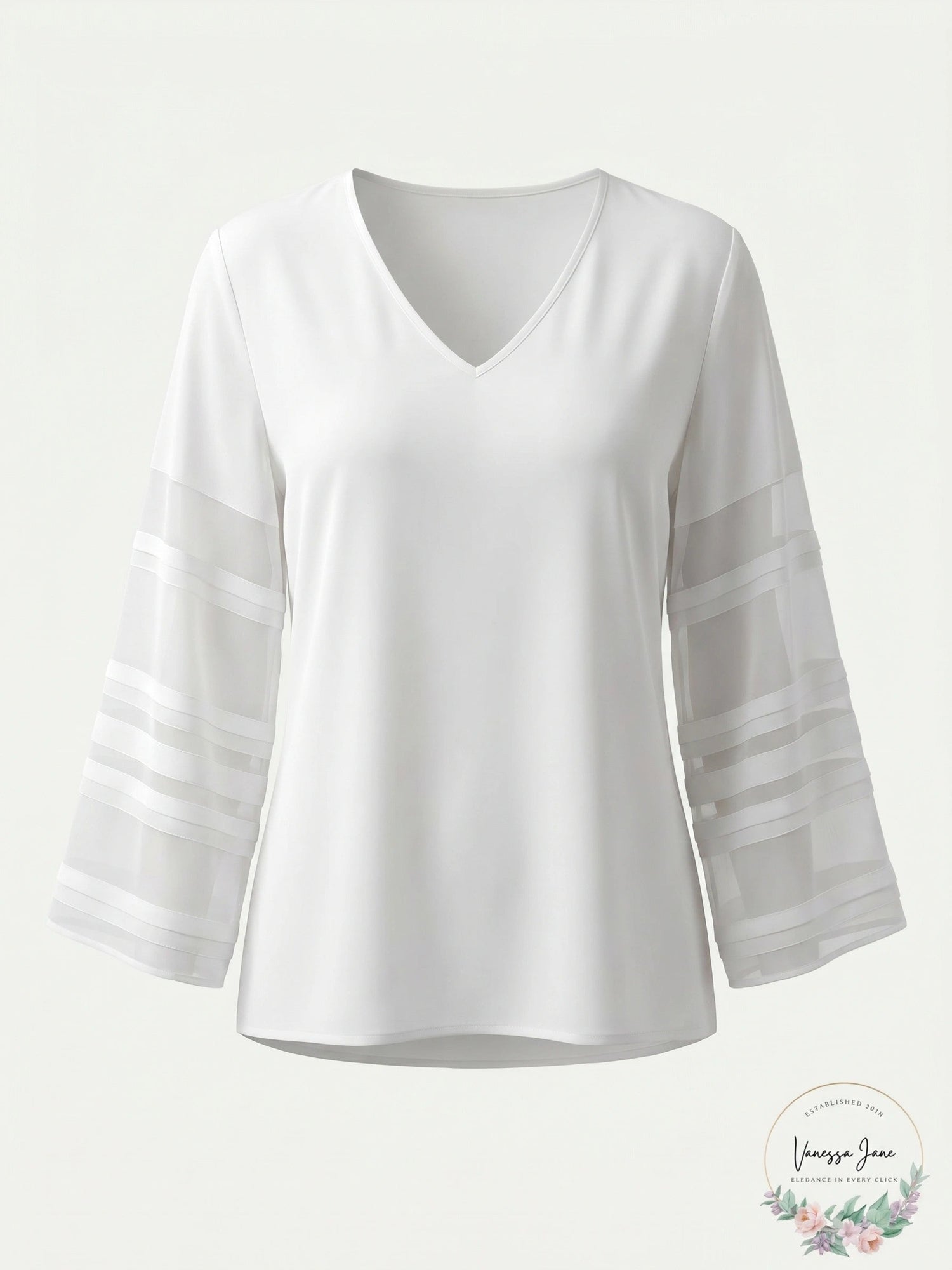 Alfani Solid Layered-Sleeve Top, Size Small