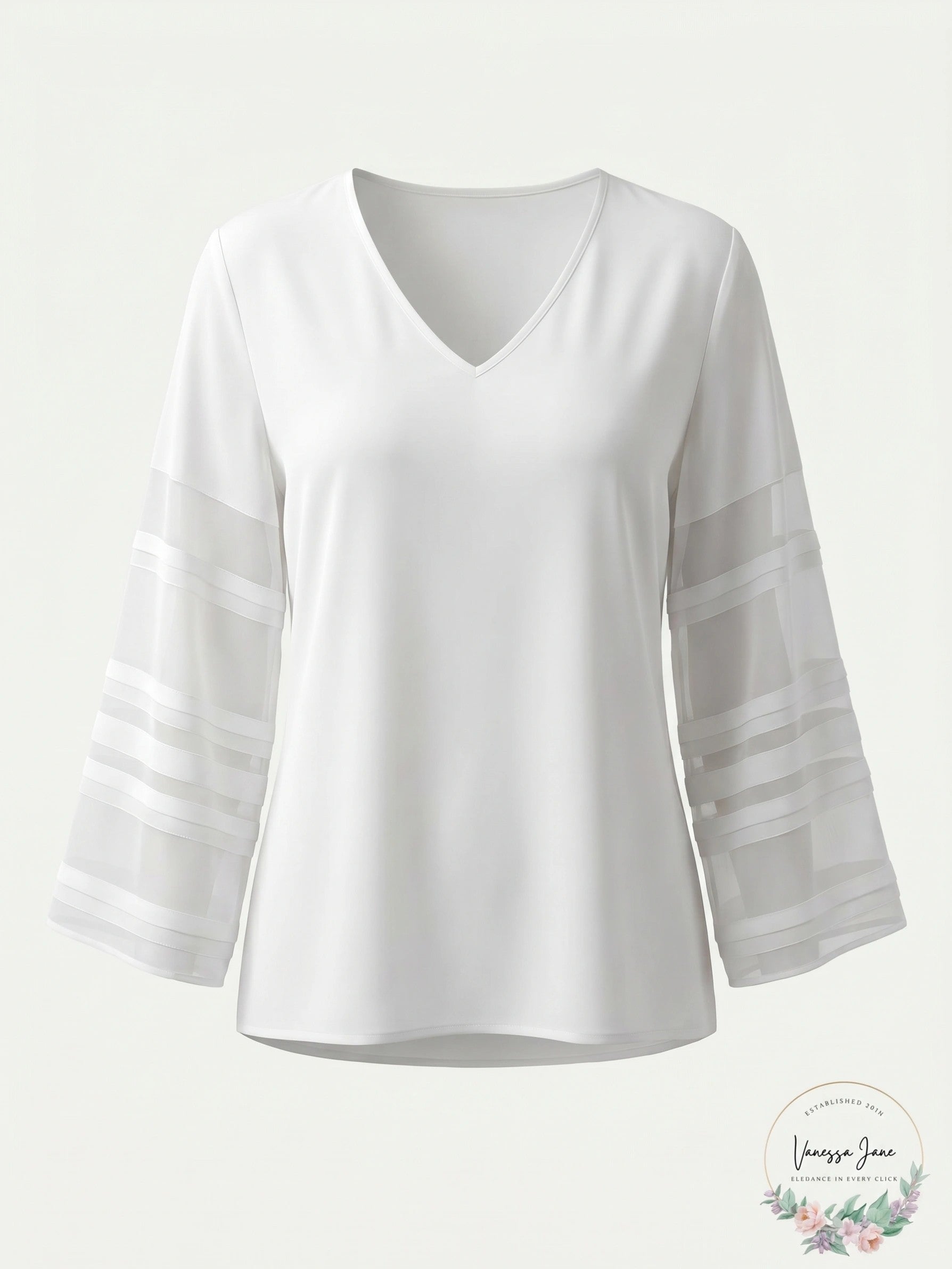 Alfani Solid Layered-Sleeve Top, Size Small