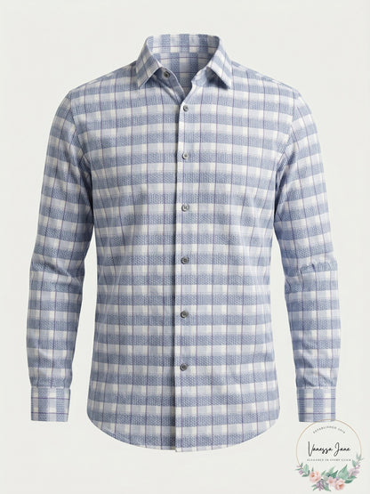 Tasso Elba Mens Stretch Button up Dress Shirt