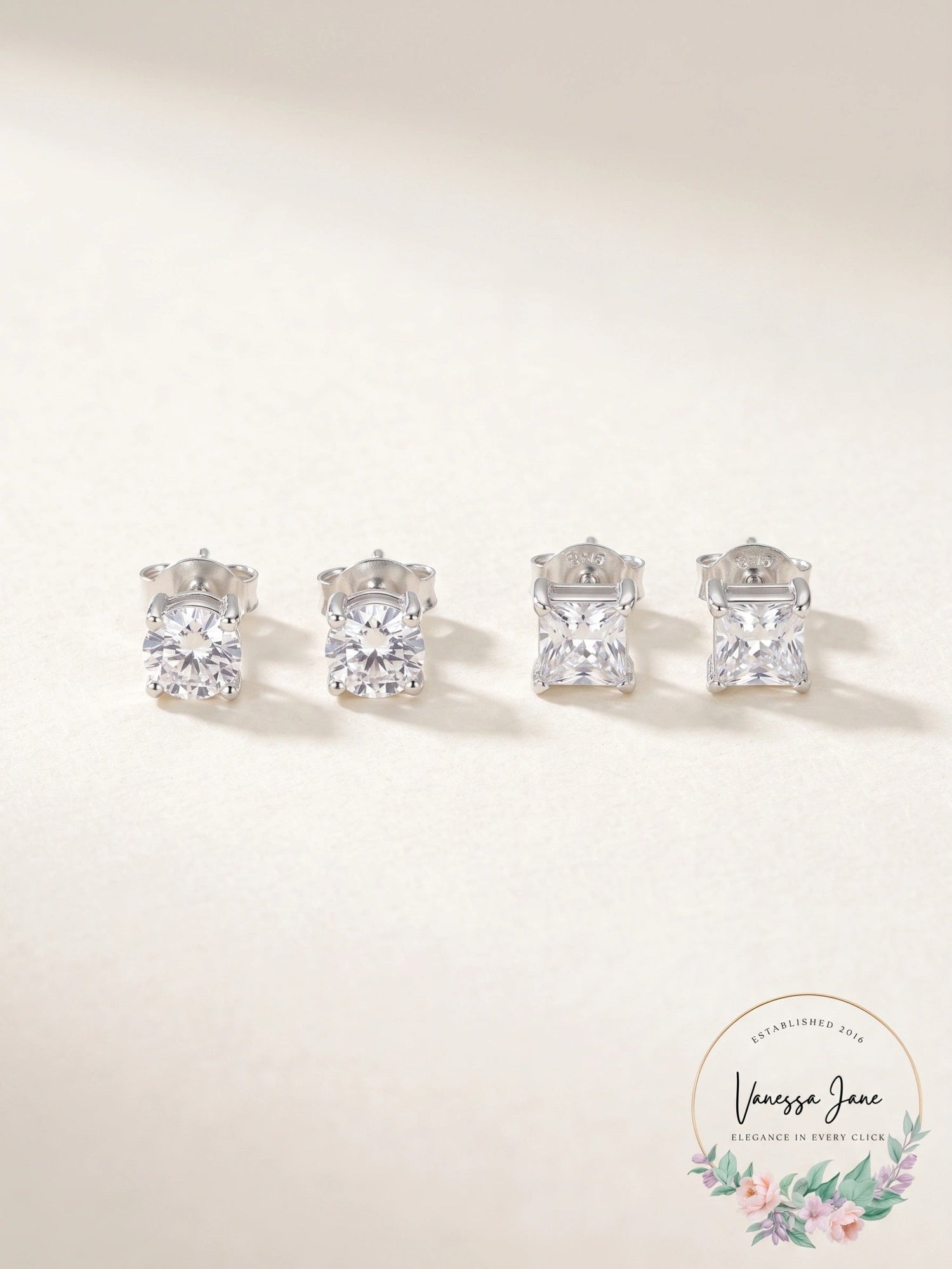 Giani Bernini 2-PC. Set Cubic Zirconia Stud Earrings in Sterling Silver