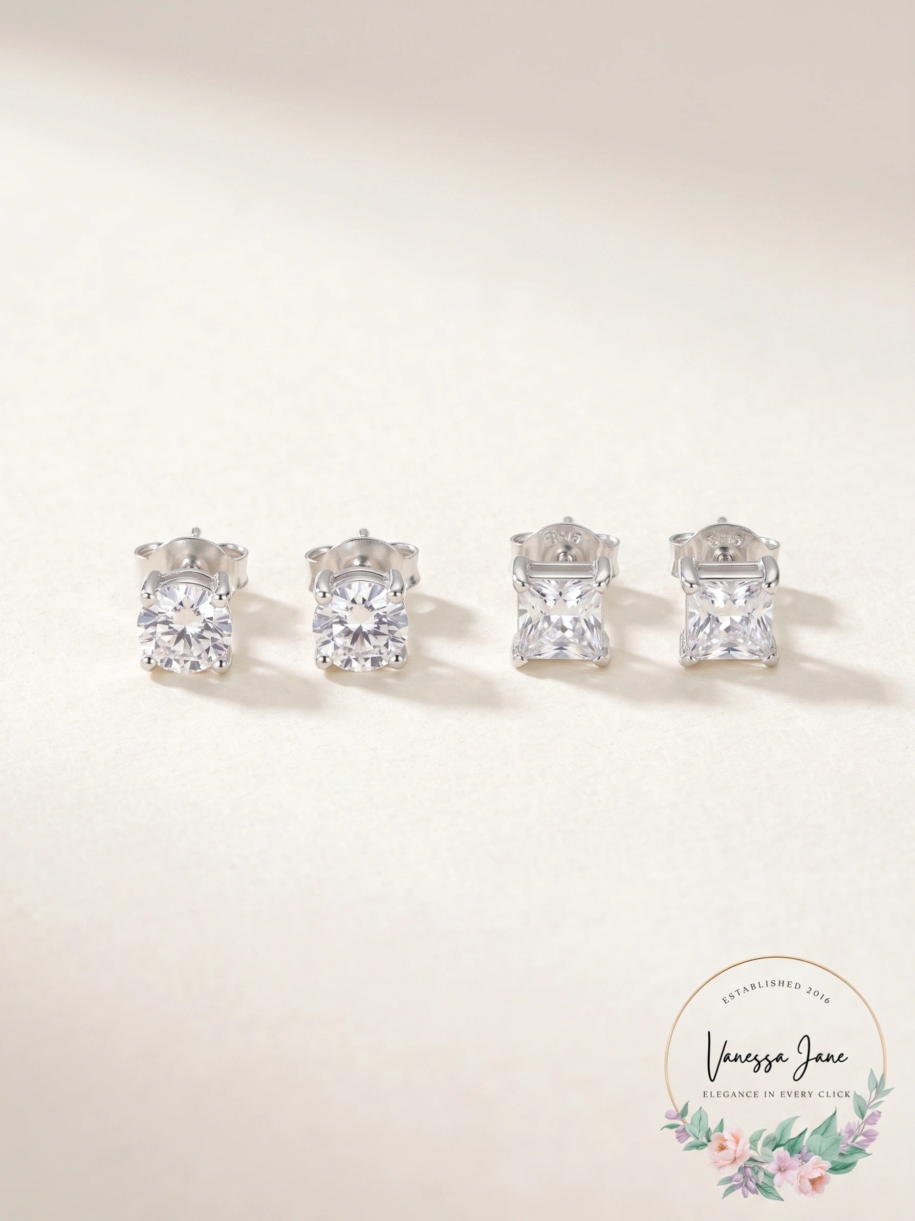 Giani Bernini 2-PC. Set Cubic Zirconia Stud Earrings in Sterling Silver