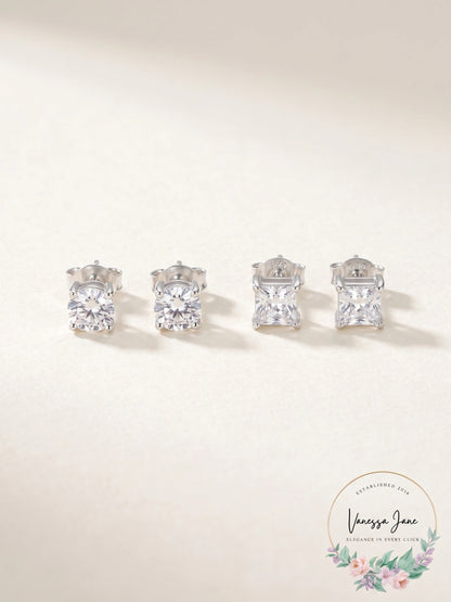 Giani Bernini 2-PC. Set Cubic Zirconia Stud Earrings in Sterling Silver