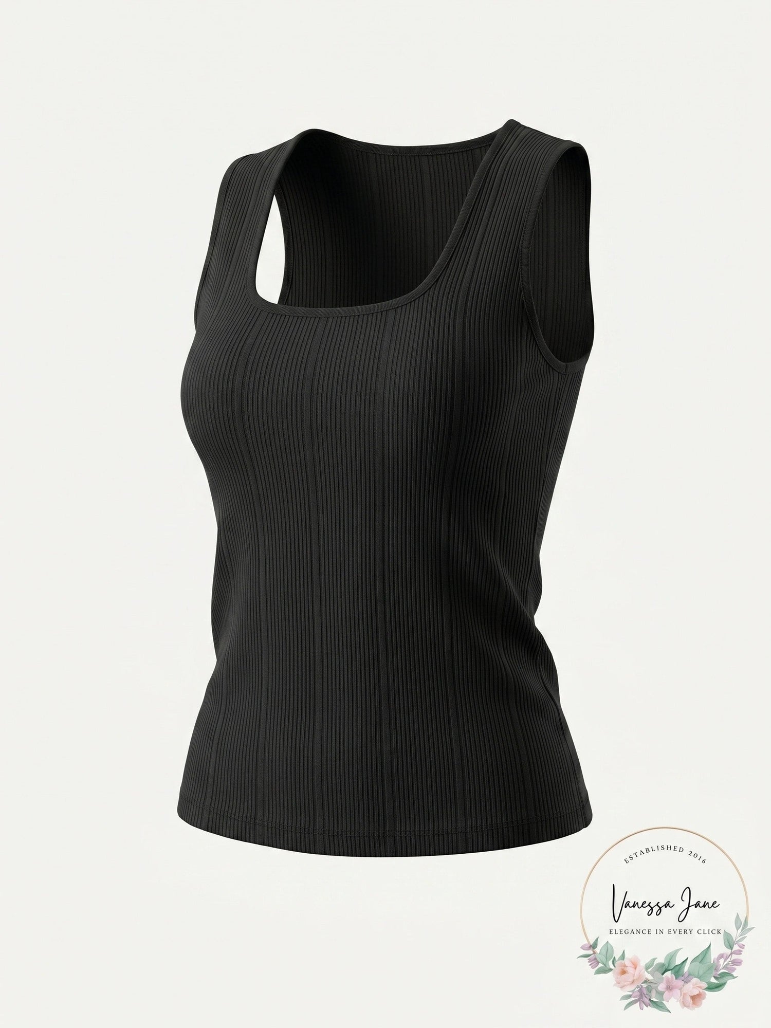 Theory Jacquard Square-Neck Tank Top