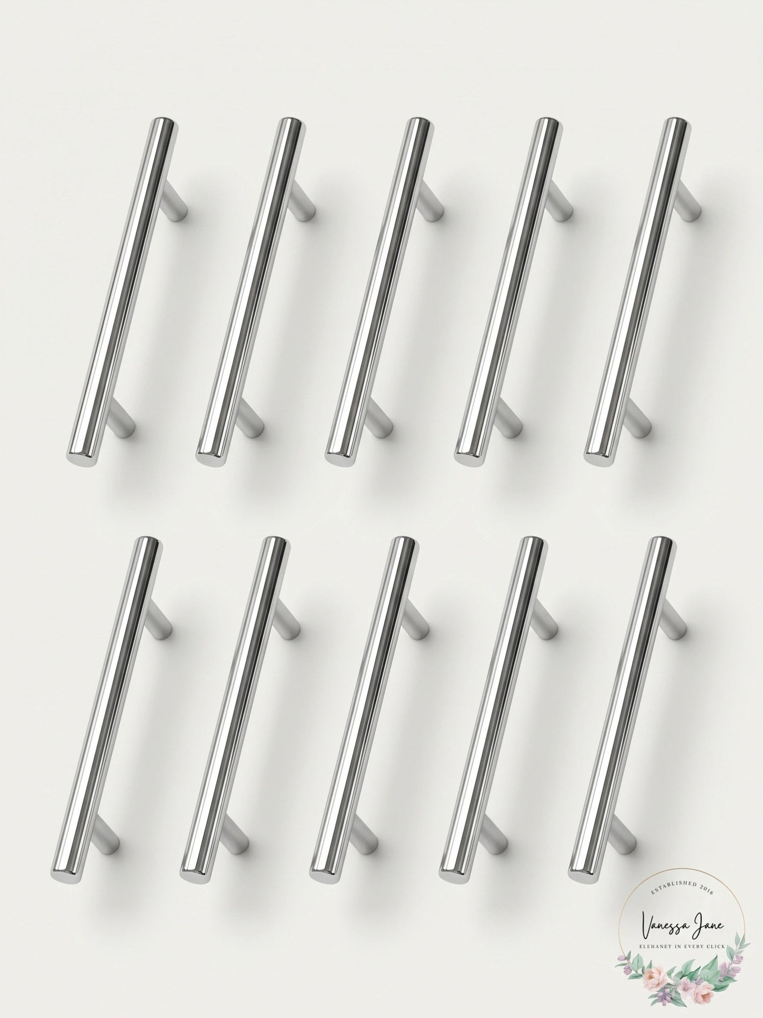 Build Essentials 5 Inch Center to Center Bar Cabinet Pull - 10 Pack